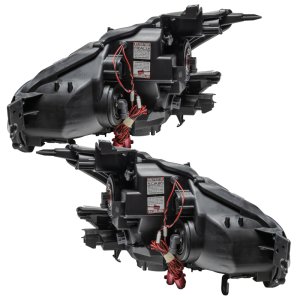 Nissan Maxima Headlight Assemblies - ORACLE Lighting - SMD Halo - ColorSHIFT with Simple Controller - Chrome - `09-`13